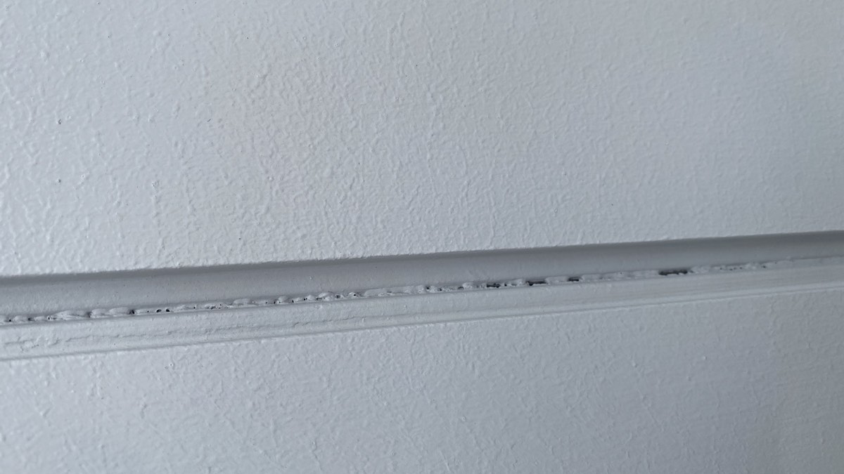 Cladding gap, recorded during a defect investigation in Austral