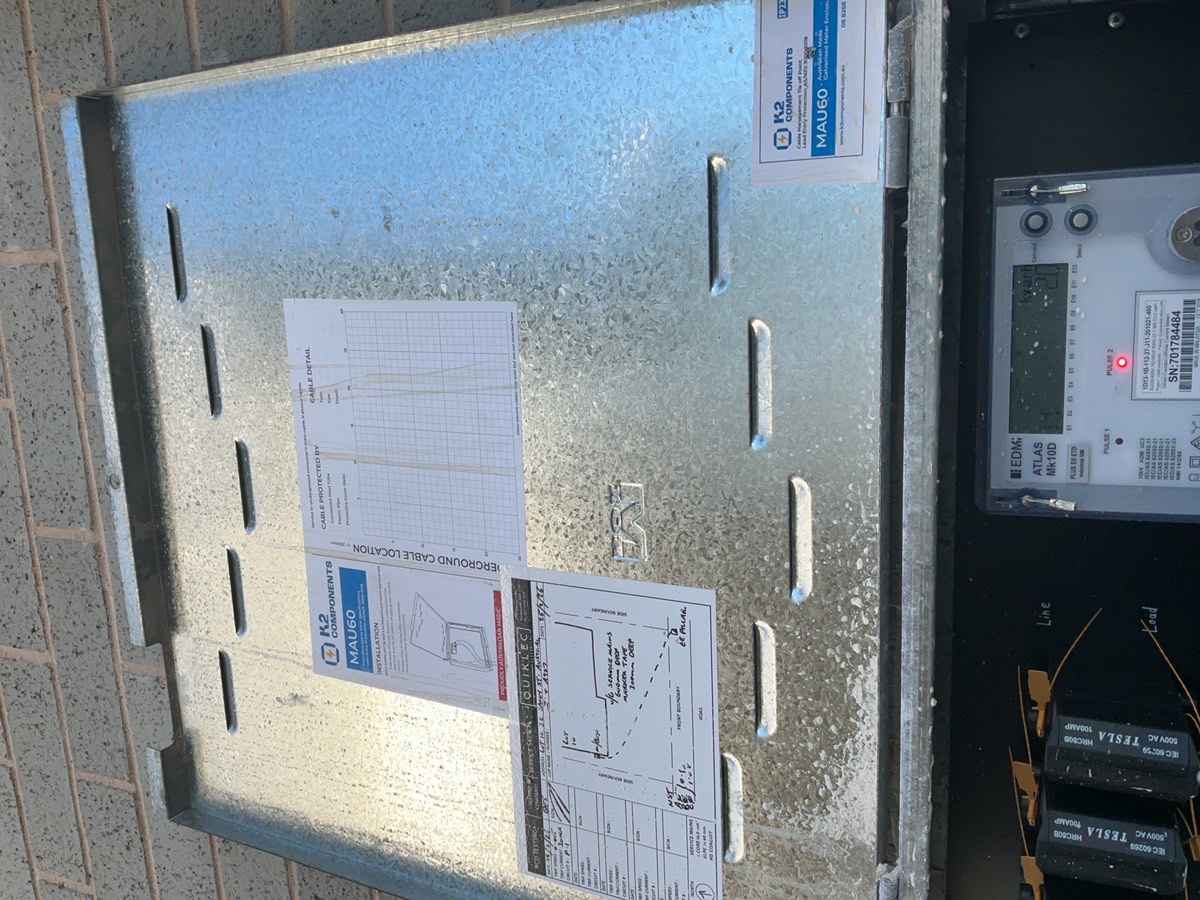 Termite management notice not found, recorded during a lock-up inspection in Austral